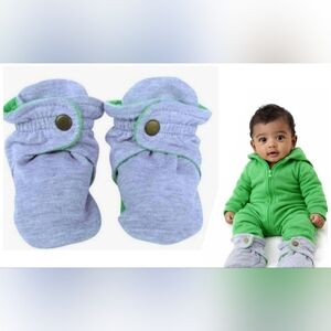 🍎 Nwt Trimfit Brand Cotton Baby Booties Infant 1-Pack Booties w Clasp,  Socks